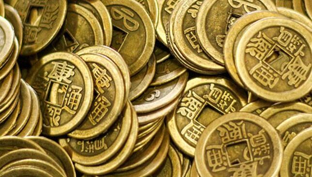 Amulettes de pièces de monnaie chinoises pour la bonne chance