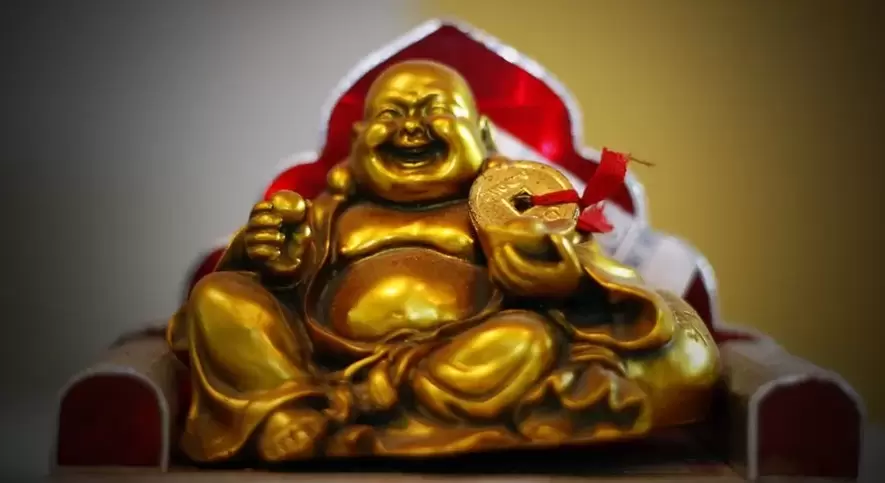 amulette porte-bonheur - Bouddha rieur